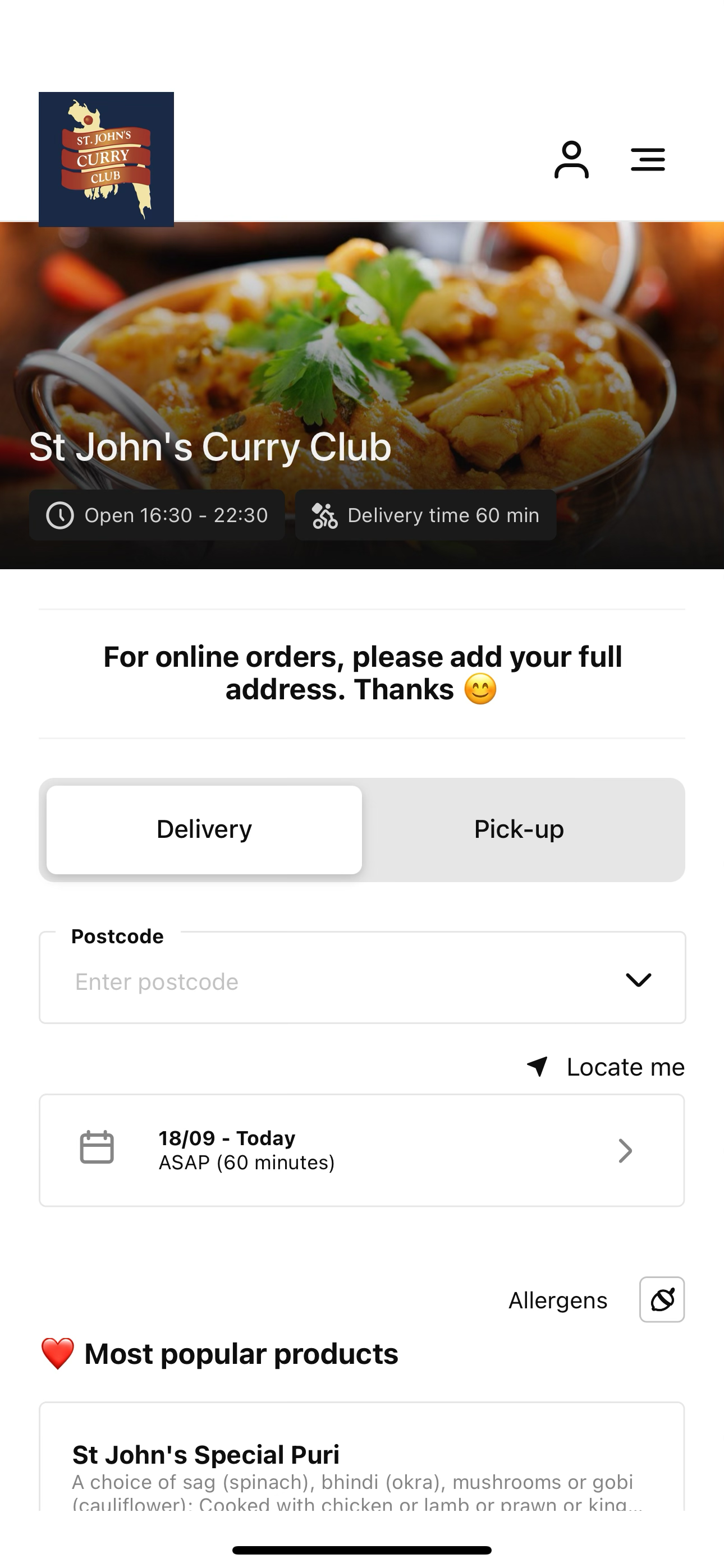 St Johns Curry Club UK