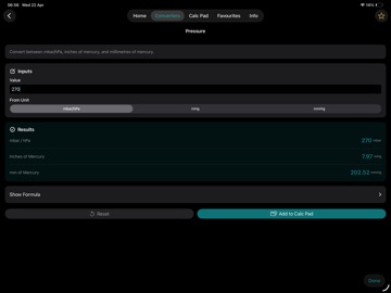 Maritime Master - CalcDeck iPad screenshot