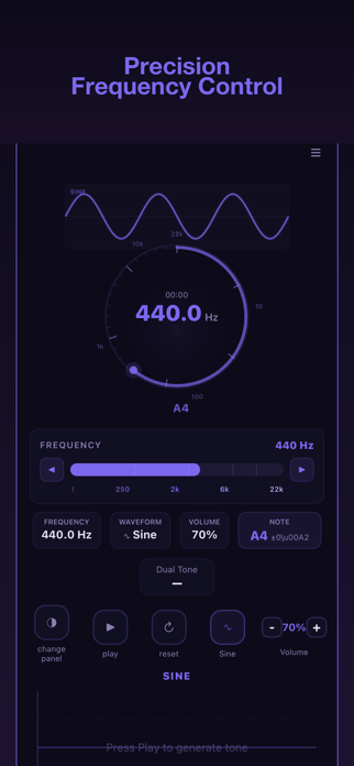 Tone Generator+ Freq Screenshot 3 of 3