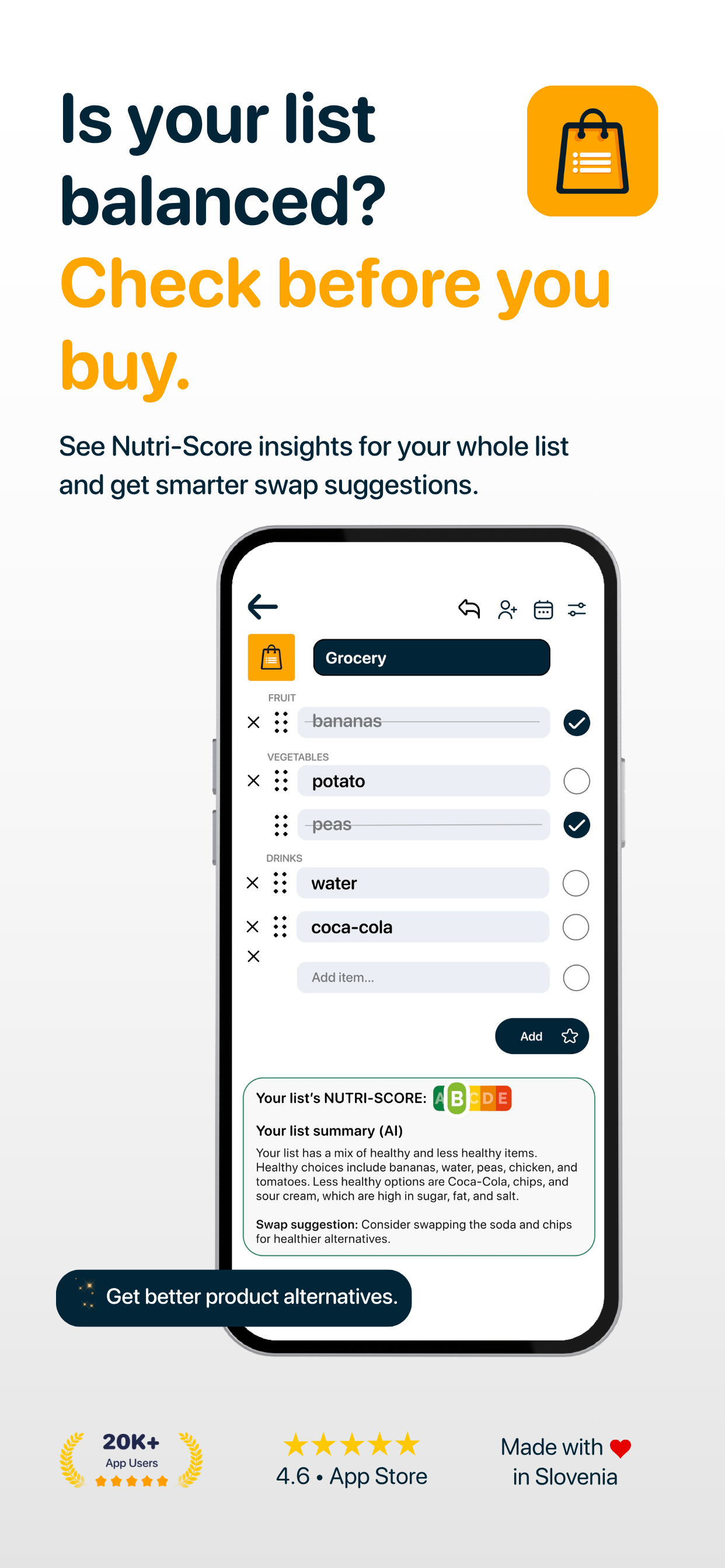 Listek: Grocery List screenshot 3