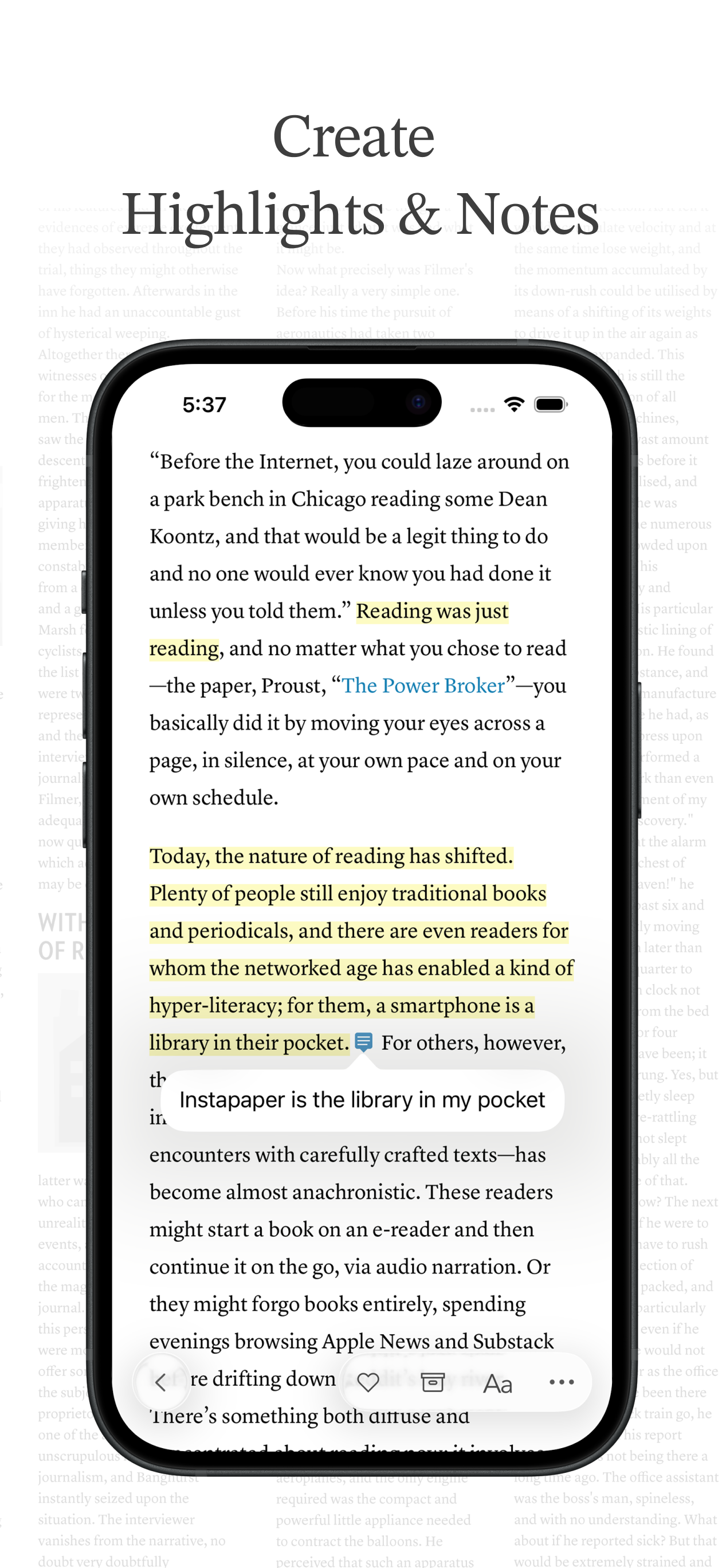 Instapaper screenshot 4