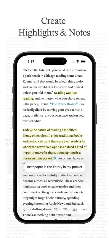 Instapaper screenshot 4 of 5