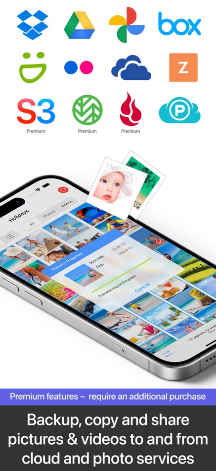#4. PhotoSync – transfer photos (iOS) Von: touchbyte GmbH