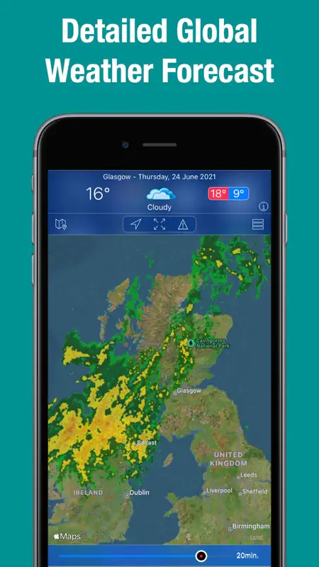 Rain Radar Live - Weather Map screenshot 5 of 6