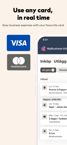 MyBusiness Kvitto app screenshot 2