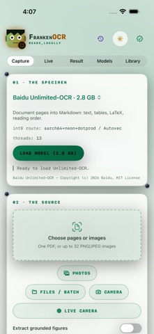 FrankenOCR Screenshot 1 of 2