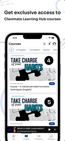 Clavimate Learning Hub screenshot