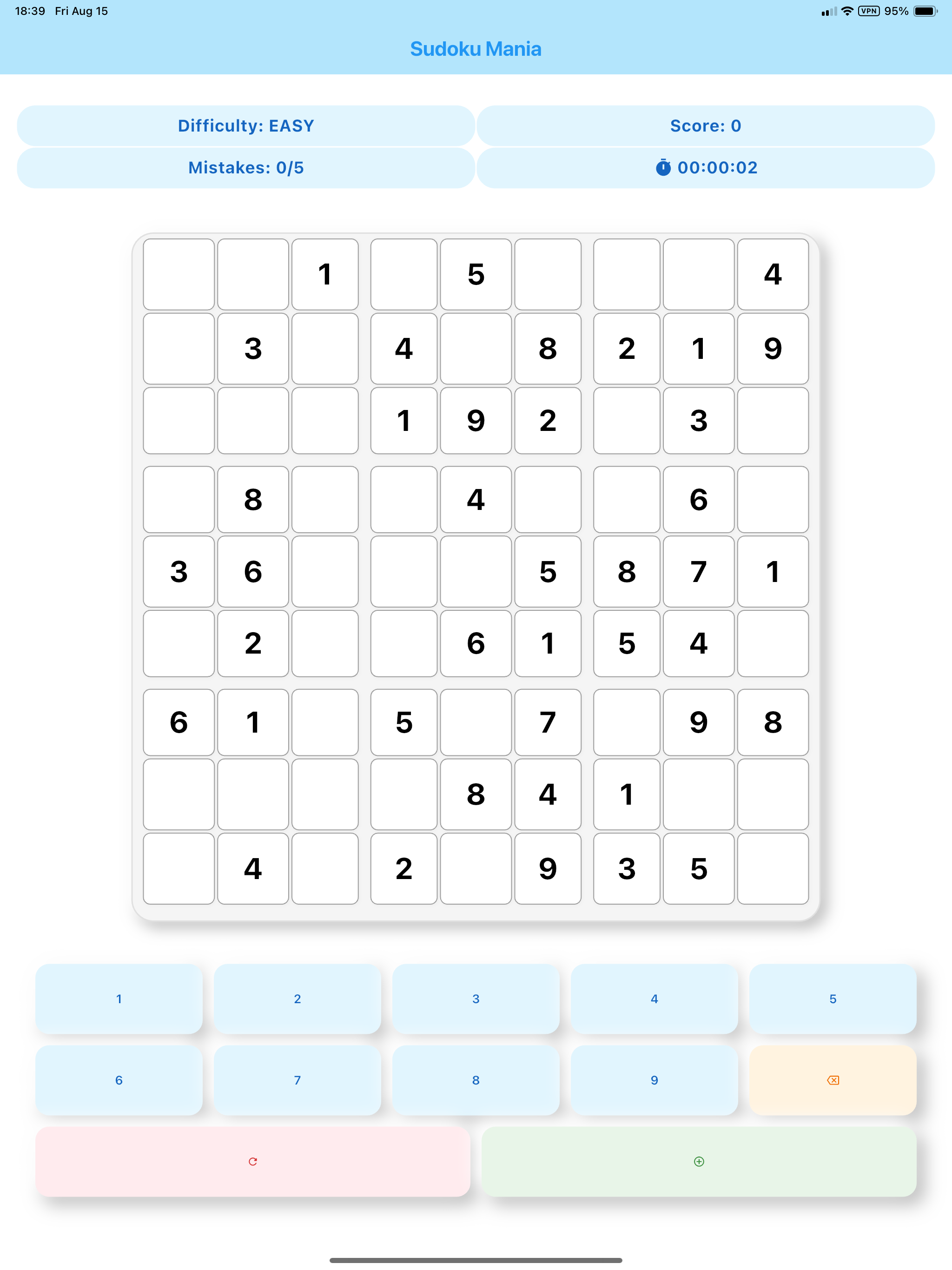 Sudoku Mania - A Classic Game screenshot 7