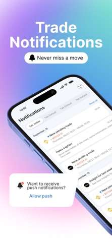 Foqus - AI Trading Journal iPhone screenshot