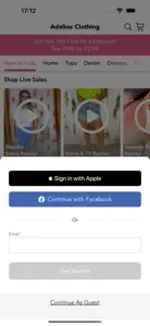 Adeline Clothing screenshot #1 for iPhone