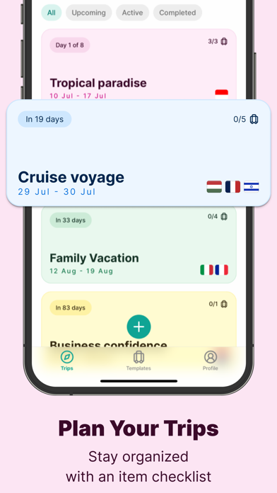 PackPal - Luggage Organizer Screenshot