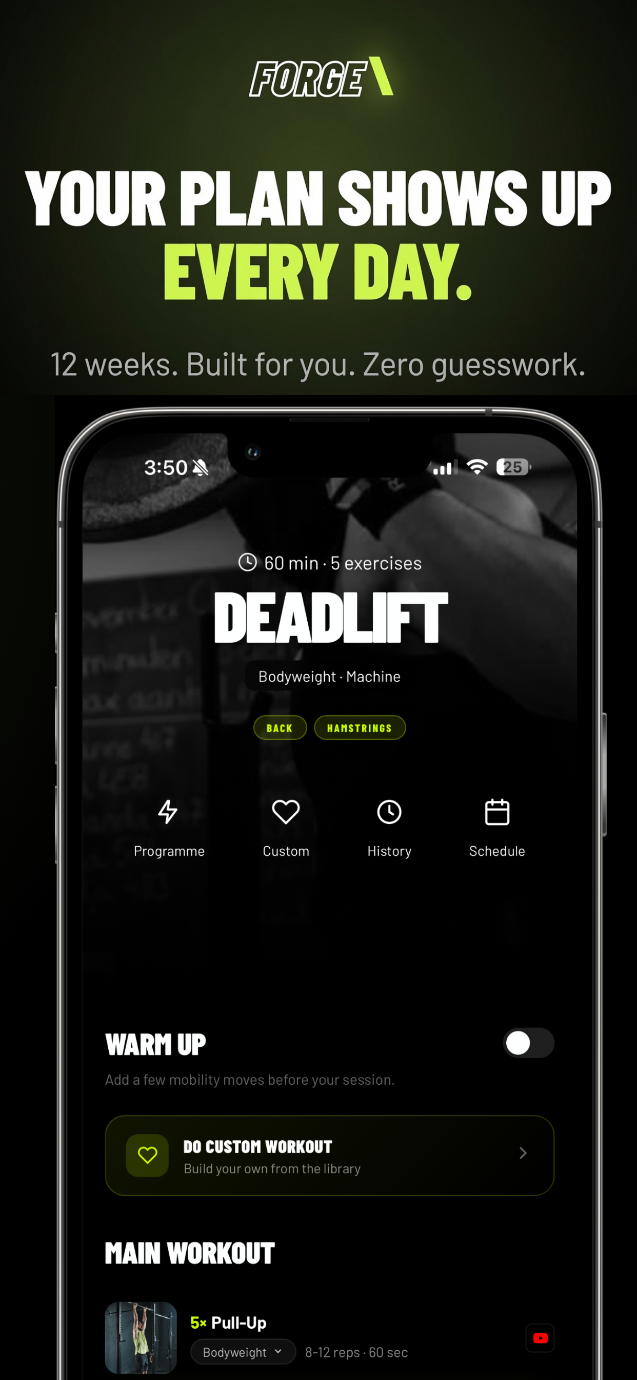 Forge: Daily Workout Streak screenshot 2