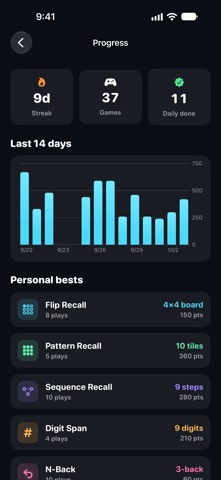 urgenius: Memory Training Screenshot 6 of 6