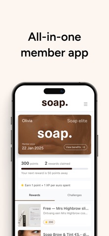 Soap - The Member App iPhone screenshot 1