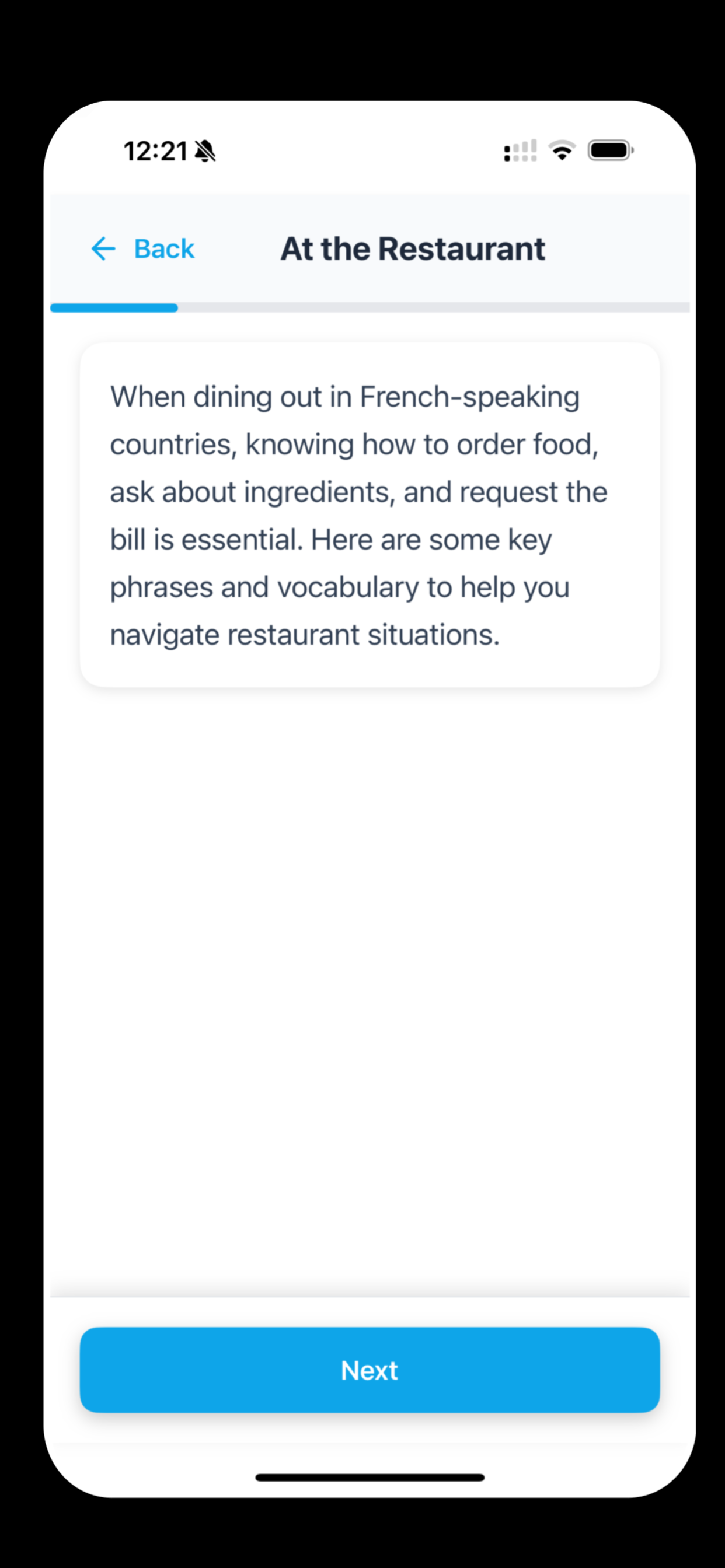 AllezLearn screenshot 2