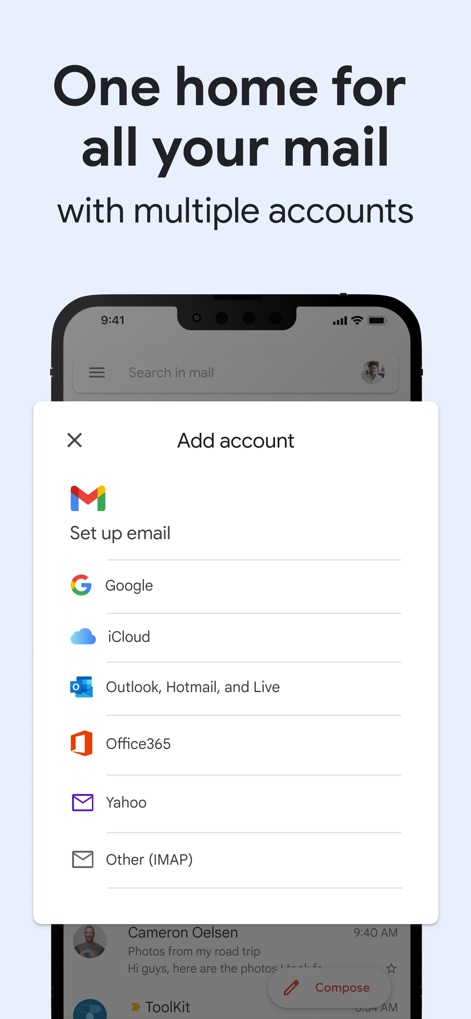 Gmail - Email by Google - Unified Account Management