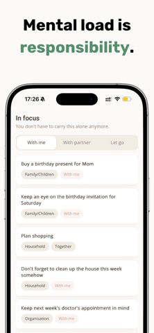 Liva - The Mental Load App Screenshot 6 of 9