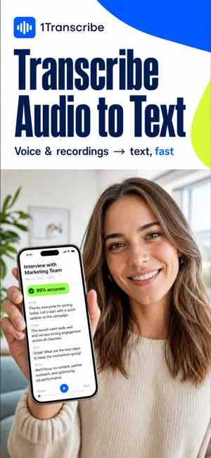 1Transcribe - Audio to text screenshot 1