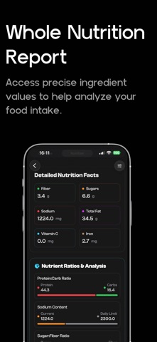 食物扫描器：PlateIntel screenshot