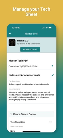 Prosody Performance screenshot