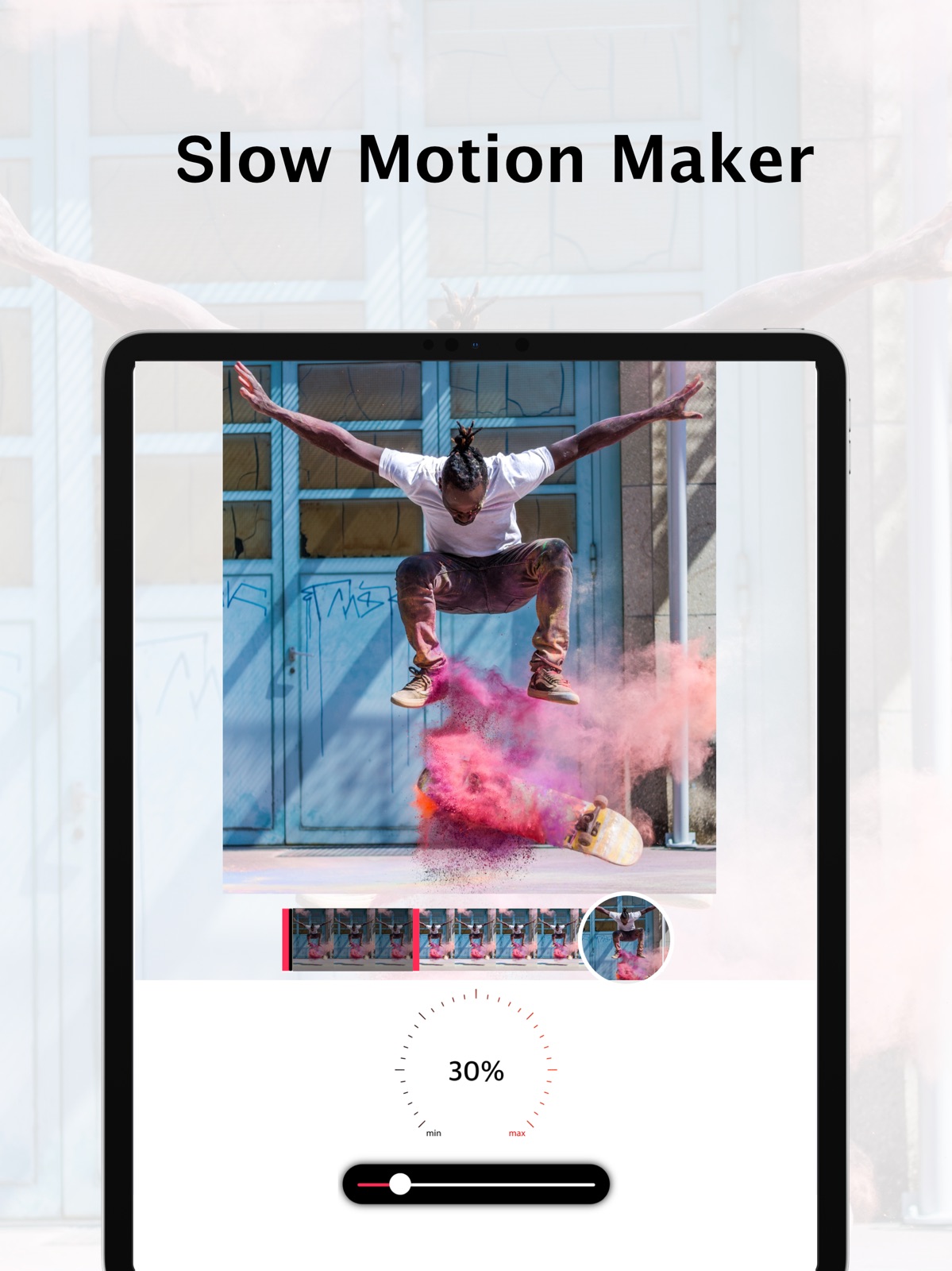 Slow Motion Video Maker Pro ipad screenshot 1