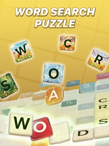 Word Search & Crossword Puzzle iPad screenshot