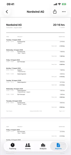 My Time-Tracker screenshot 4