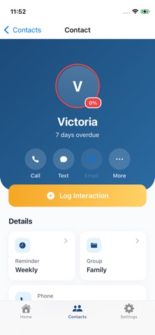 Buzzby- Relationship Keeper Screenshot 1 of 3