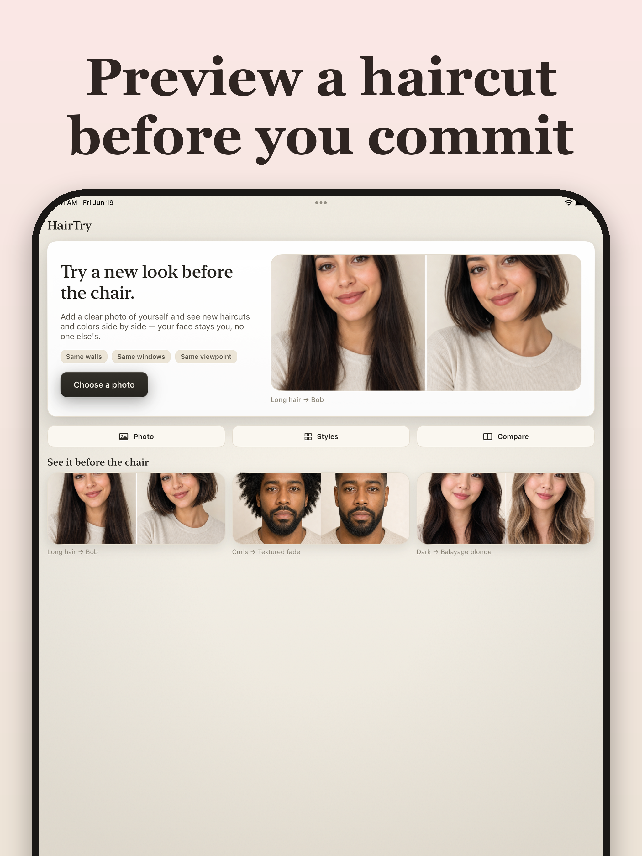 HairTry AI - Hairstyle Studio