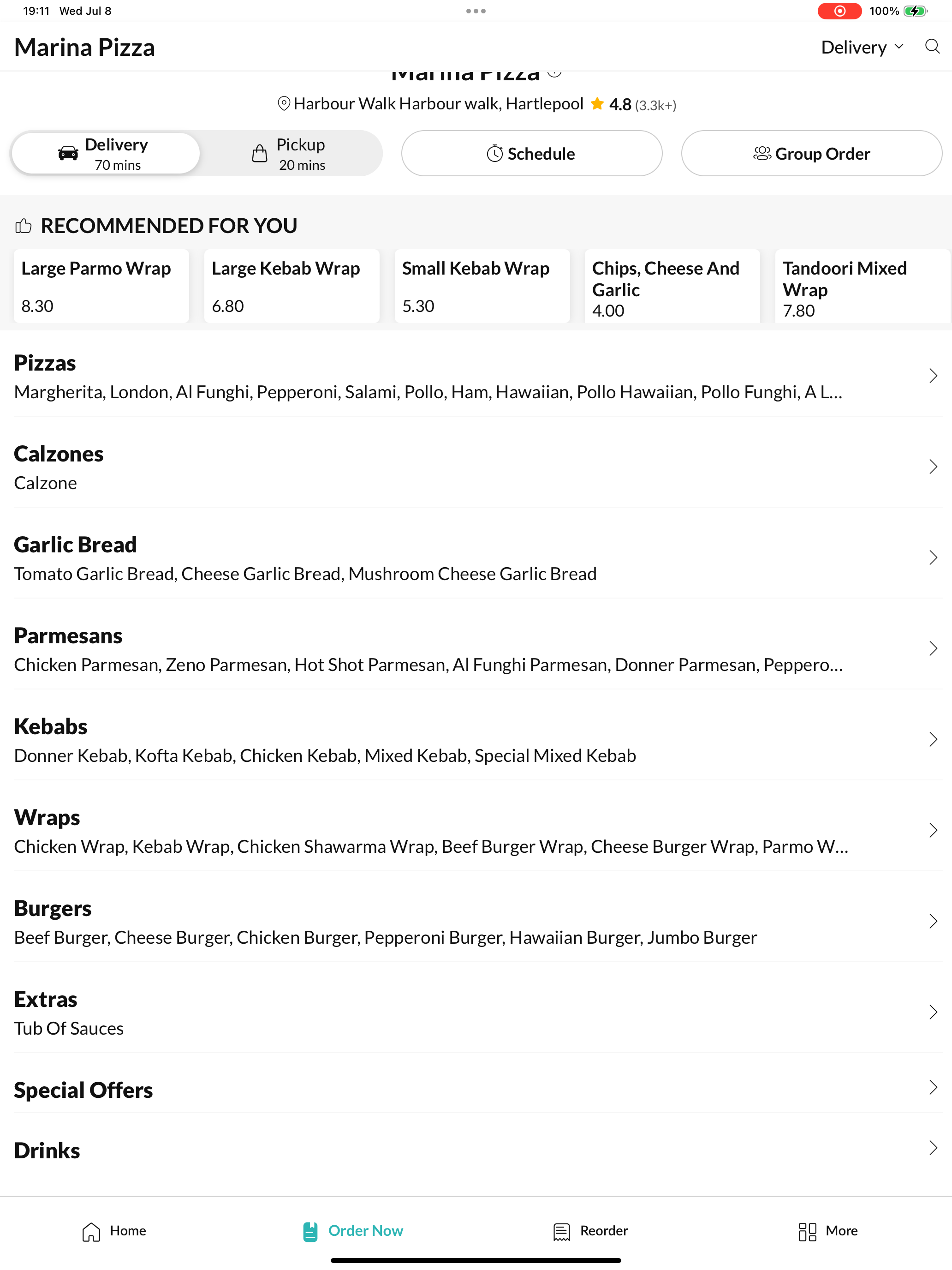 Marina Pizza screenshot 7