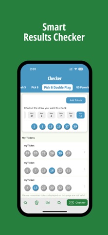 New Jersey Lottery App iPhone screenshot