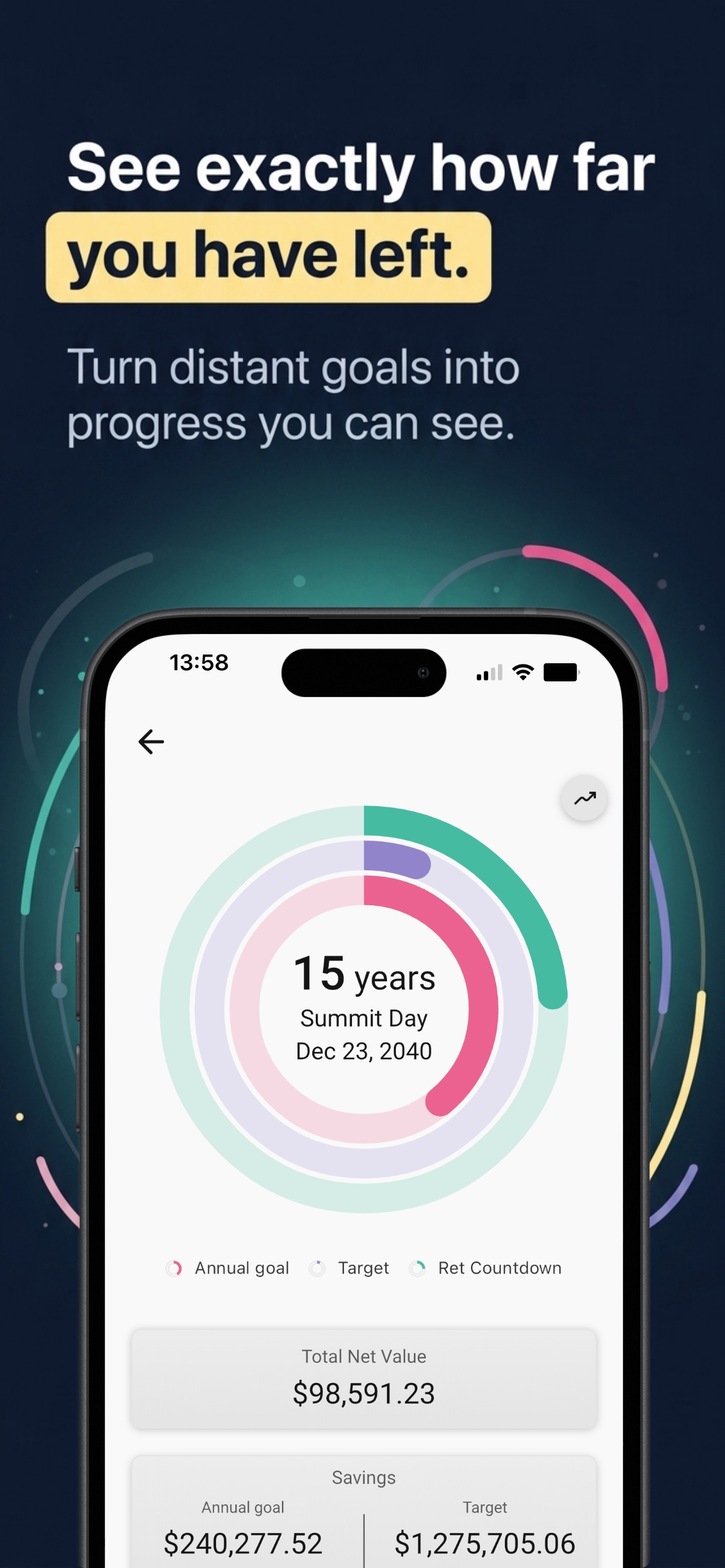 Savings Tracker FINdependence screenshot 4