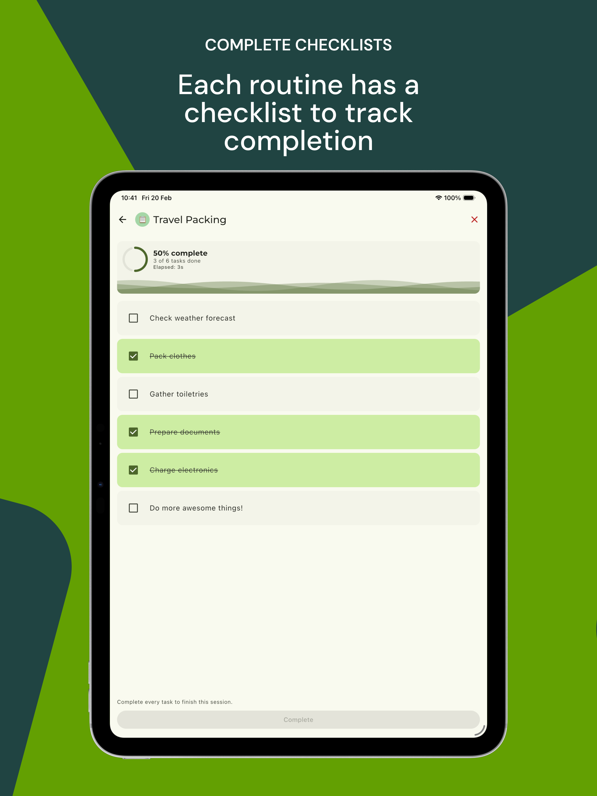 My Checklist Routines screenshot 13