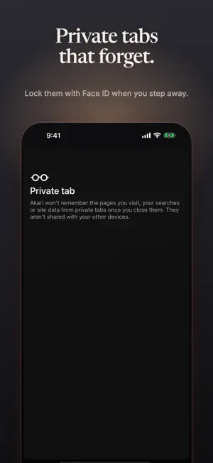 Akari: Browser with Ad Blocker screenshot 2
