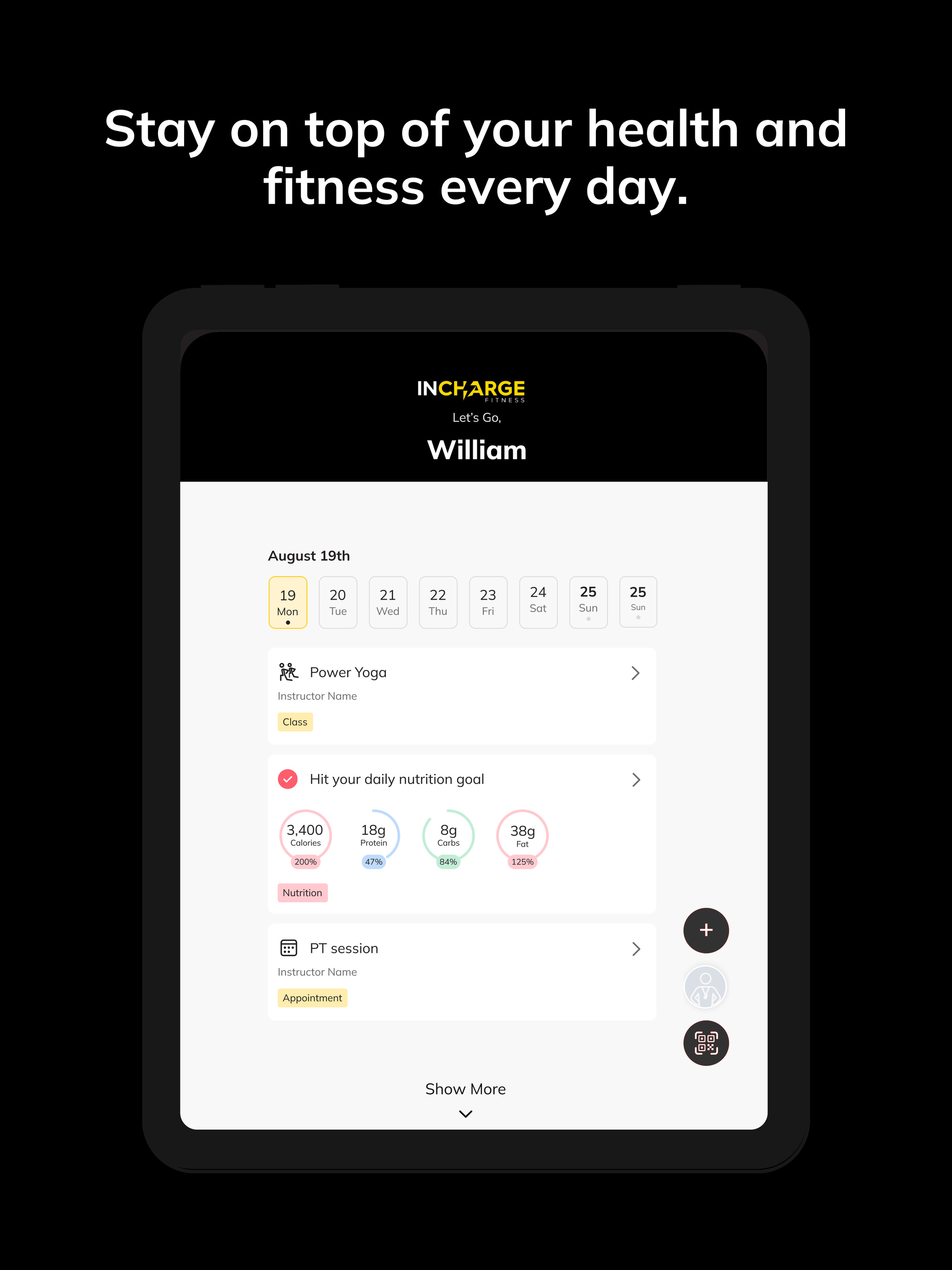 InChargeFitness screenshot 8