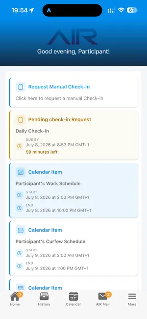 Corrisoft AIR Check-In screenshot 2