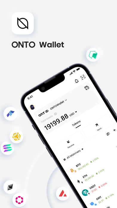 Screenshot #1 pour ONTO-Cross-chain Crypto Wallet