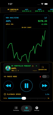 StockCar: Podcast My Portfolio screenshot