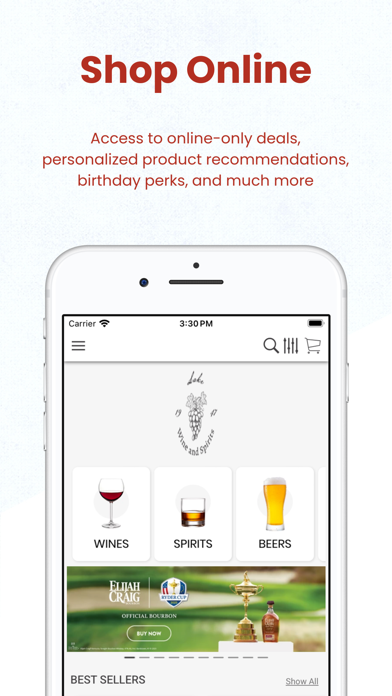 Lake Wine And Spirits Screenshot