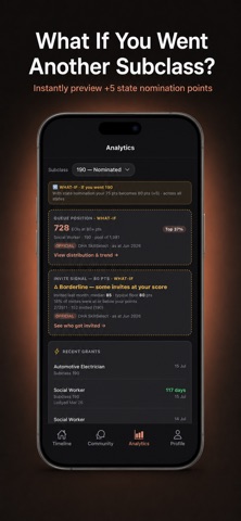 Skilled Visa Tracker: 189 190 iPhone screenshot