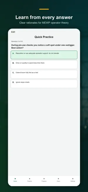 IPAF Powered Access Prep screenshot 2
