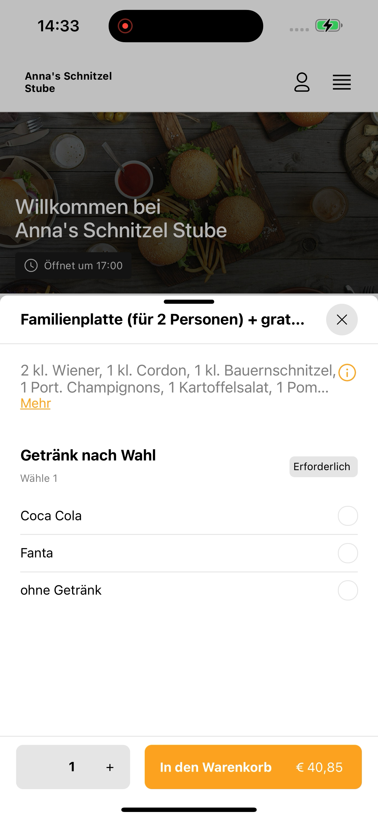 Anna's Schnitzel Stube screenshot 8