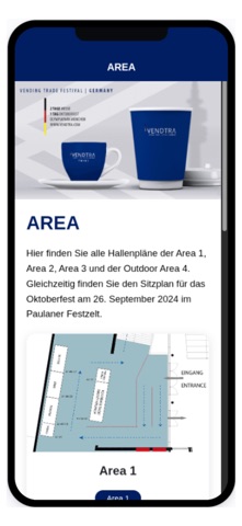Vendtra Messe App screenshot