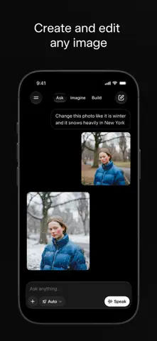 App Store-Screenshot 1 von Grok AI