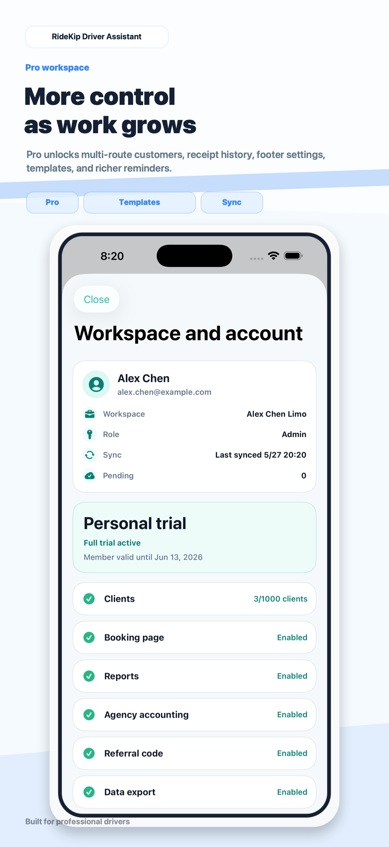 RideKip Driver Workspace screenshot 9