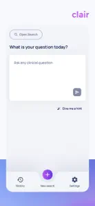 Clair - Clinical AI Reference screenshot #2 for iPhone