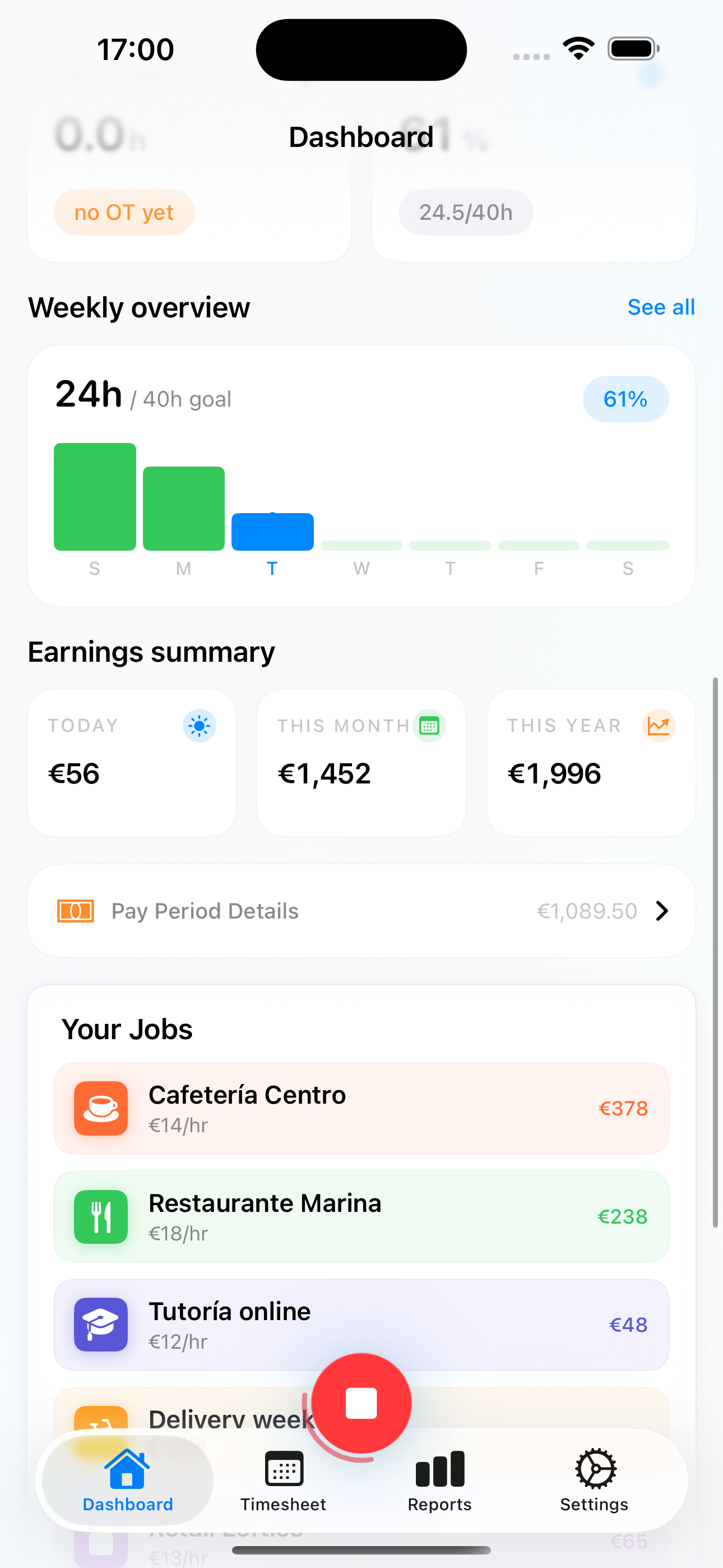 ShiftWallet: Check My Pay