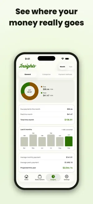Subby Subscription Tracker screenshot 4