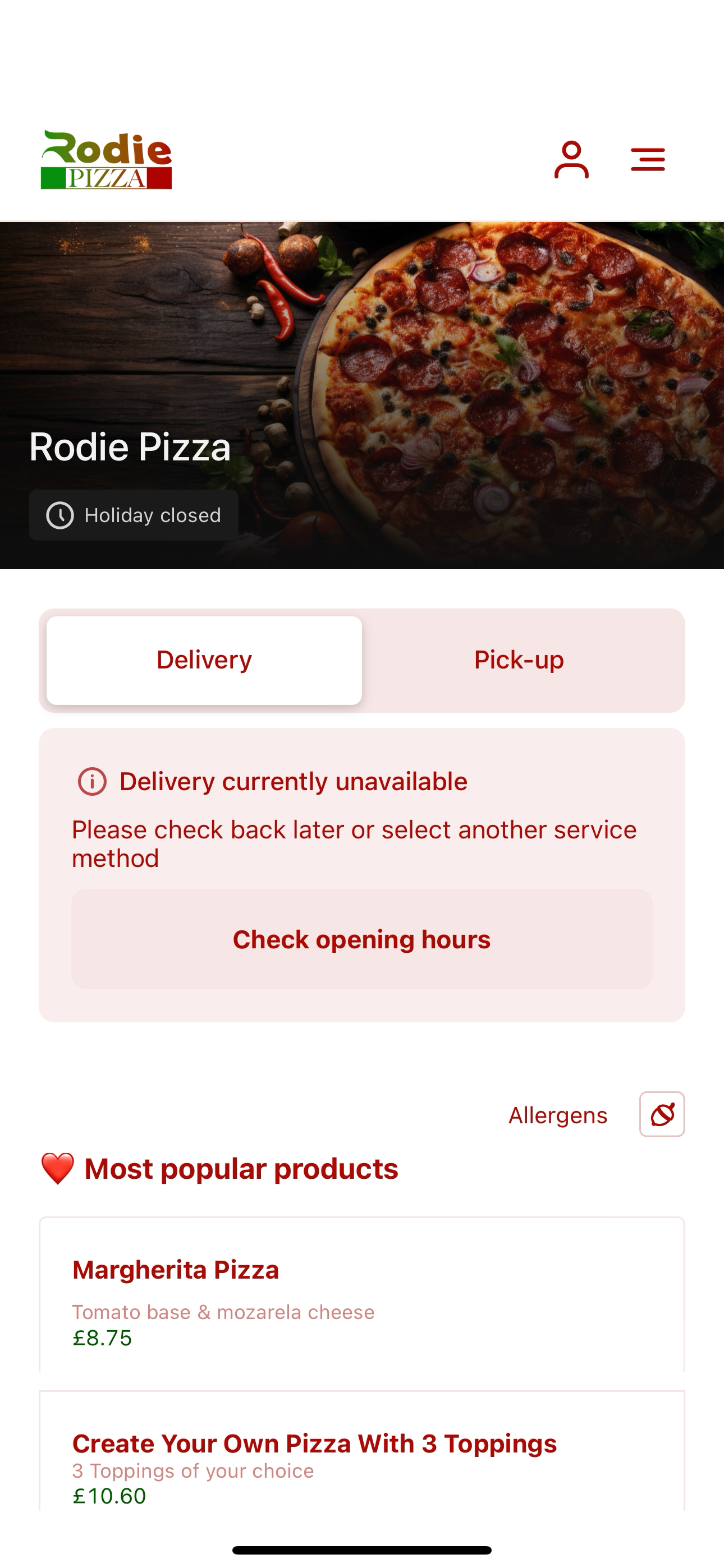 Rodie Pizza screenshot 3