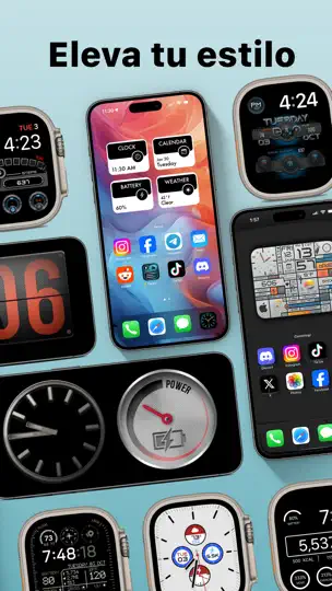 Captura de pantalla de Widgets De Clockology en iPhone 7